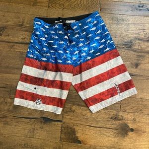 Men’s Pelagic sharkskin Board shorts - size 30